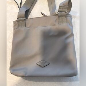 MZ Wallace gray nylon bag .